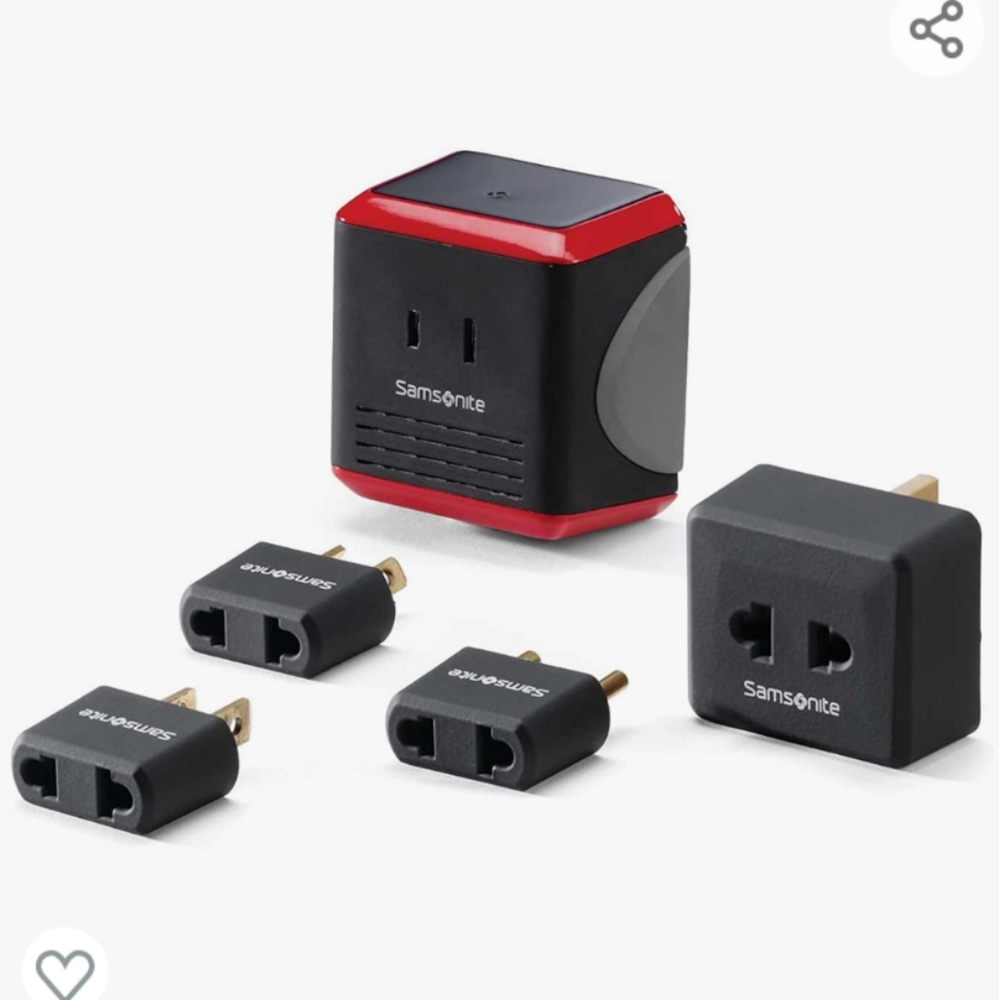 NWT Samsonite Worldwide Converter/Adapter Kit